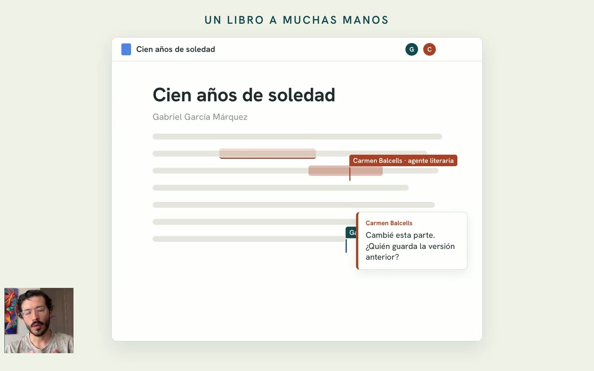 Un libro escrito a muchas manos